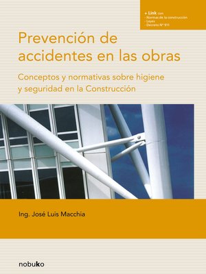 cover image of Prevención de accidentes en las obras
